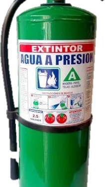 EXTINTOR AGUA PRESIÓN 30lb
