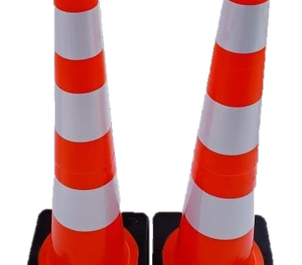 Par de cono PVC de 90cm